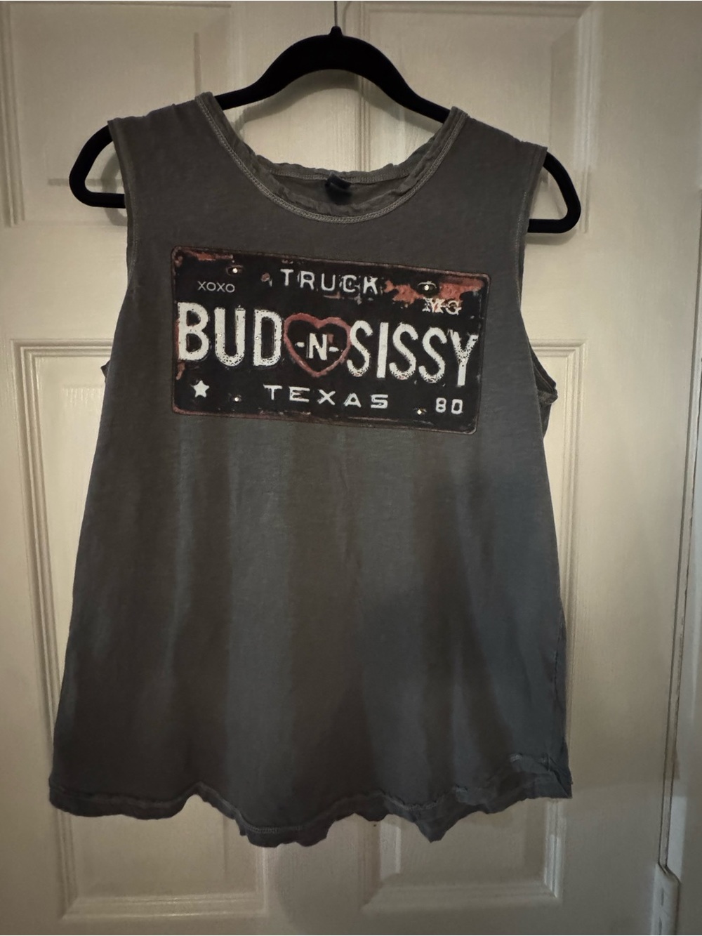 Alternative Women's Gray Bud-N-Sissy Graphic Muscle Tee